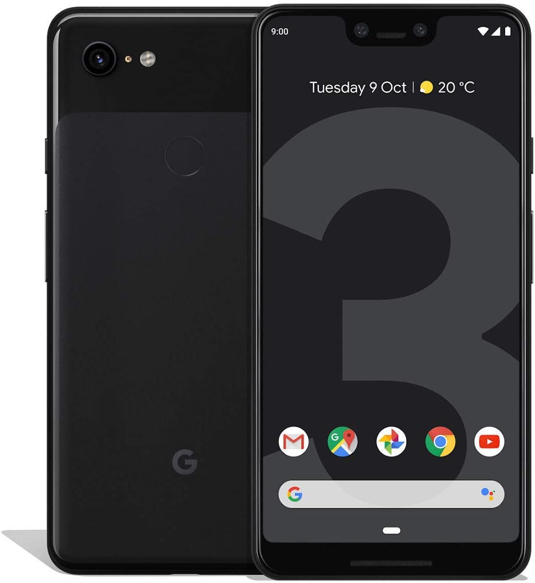 230816072309694_1 Google Pixel 3 XL 64GB Unlocked GSM & CDMA 4G LTE Android Phone w/ 12.2MP Rear & Dual 8MP Front Camera - Just Black (Renewed) - Image 1